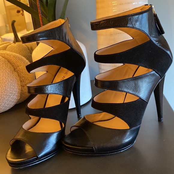 🖤Nine West leather upper 4.5” heel - Picture 14 of 17